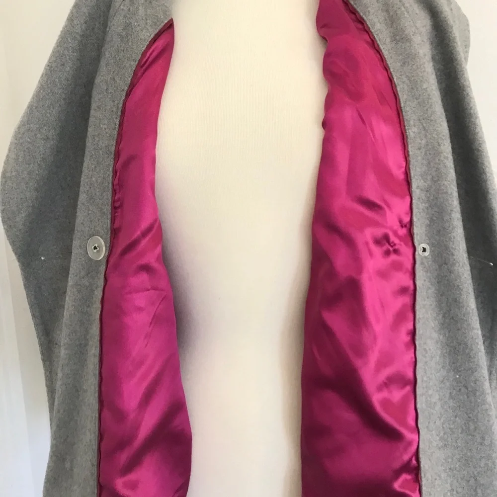 Merona Gray Pea Coat - Picture 2 of 11